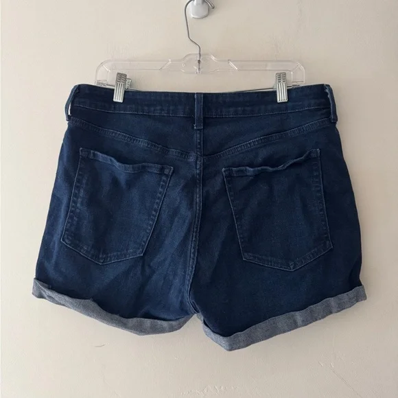 Old Navy High Rise Wow Jean Shorts Dark Wash - Picture 4 of 5